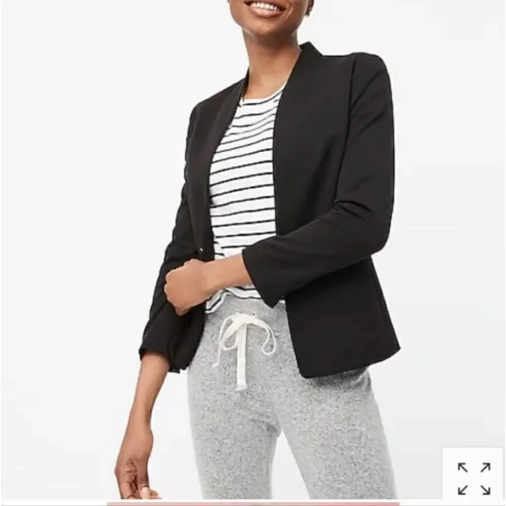 J. Crew | Black Broadway Blazer Size 6 NWT